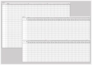 2026年 3ヶ月・6ヶ月ガントチャートカレンダー（Excel）｜A4横・六曜あり／なし・無料ダウンロード