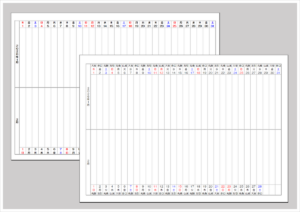 【2026年 上下2ヶ月カレンダー】無料Excelテンプレート｜A4横・書き込み可・六曜付きあり