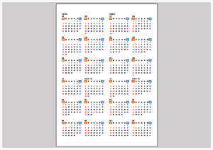 2027年4月始まり2年間カレンダー｜無料Excel・A4縦